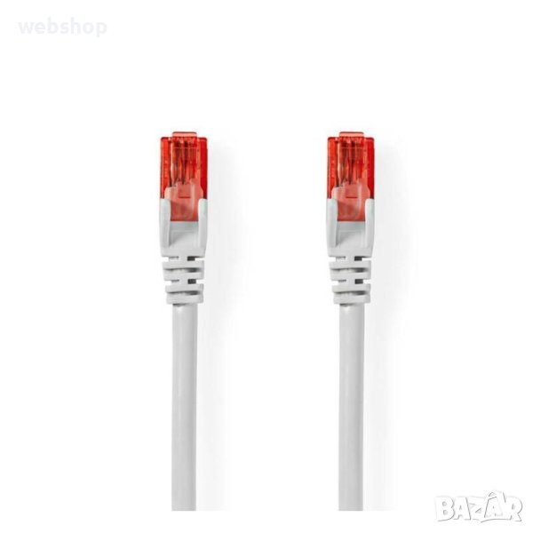 Високоскоростен Кабел за Интернет Nedis , кръгъл, UTP, LAN, PATCH, RJ45 8pin(м), CAT6, 10m, снимка 1