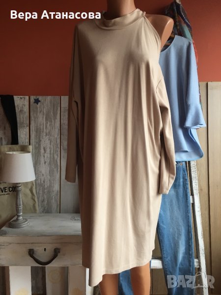 🧡💛Рокля в свободна кройка с едно отворено рамо🔥Waikiki🎁хл💛19 лв., снимка 1