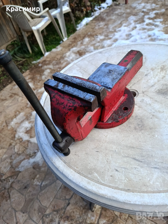 Немско стоманено менгеме - 18 кг. "SUPERIOR" отлично състояние , снимка 1