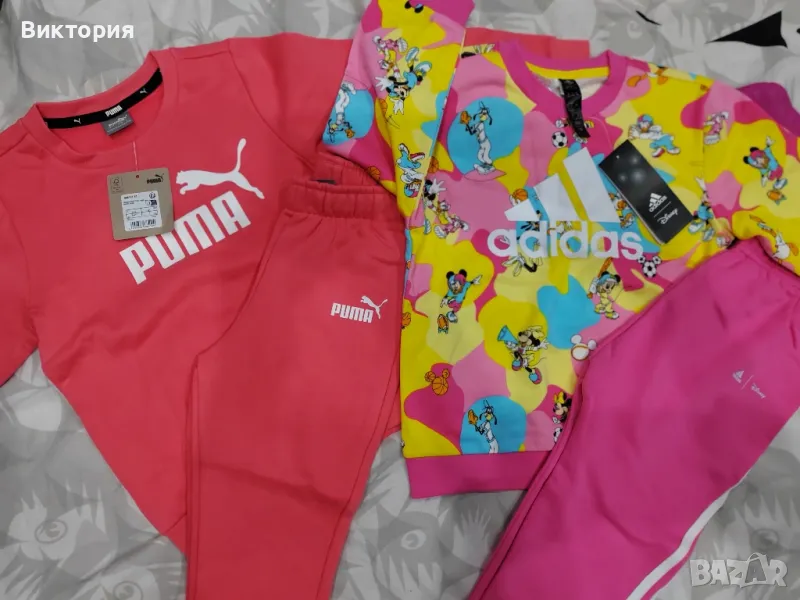 нови екипи адидас и пума за 3-4г. момиче, снимка 1