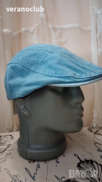 Мъжки дънков каскет Светъл, снимка 1