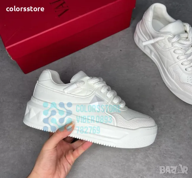 Мъжки кецове Valentino/бели-BR168te, снимка 1