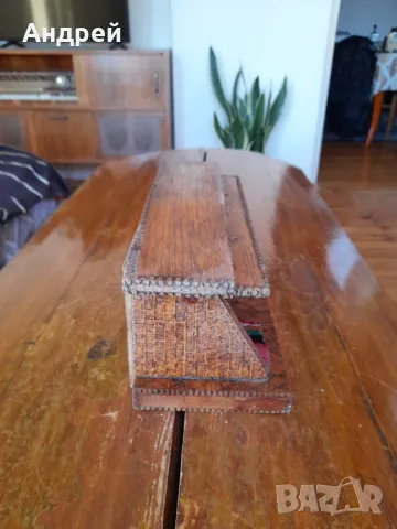 Стара дървена декорация,сувенир #24, снимка 2 - Други ценни предмети - 49087562