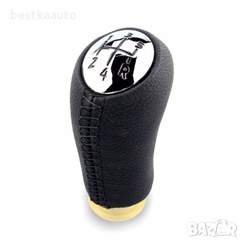 Кожена топка за скоростен лост Дачия Логан Сандеро Дъстър Докер + адаптер, снимка 2 - Аксесоари и консумативи - 29078907