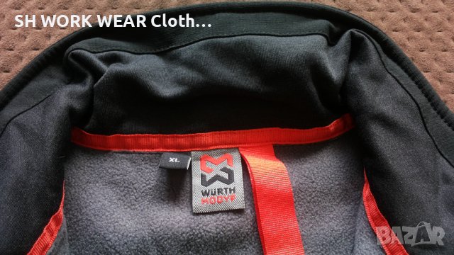 WURTH MODYF M456239 Anthracite Performance Fleece Jacket размер L работна горница W4-70, снимка 11 - Суичъри - 42855686