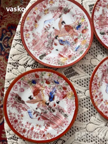 Китайски порцелан за торта -6, снимка 2 - Сервизи - 49231339