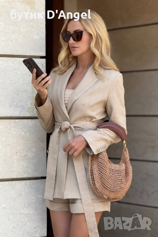 AVIN Сет сако и къси панталонки Cotton Comfort