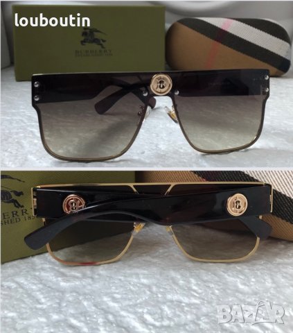 -22 % разпродажба Burberry мъжки слънчеви очила маска, снимка 1