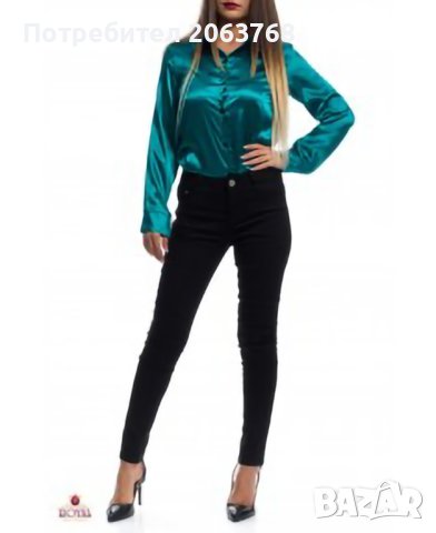 Черен панталом, снимка 4 - Панталони - 42772416