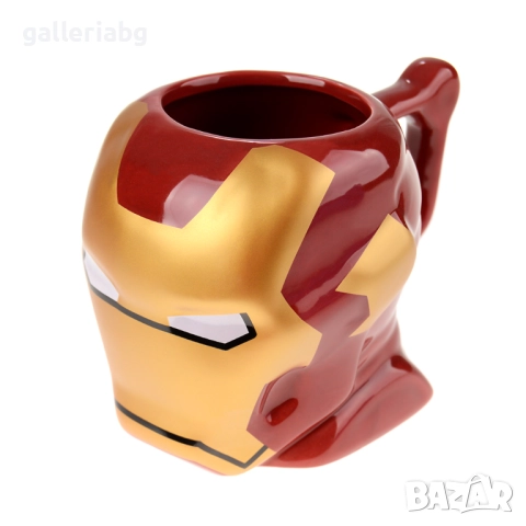Керамична 3D чаша Iron Man – Marvel Avengers, 200 мл, снимка 2 - Чаши - 52681482