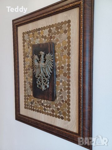 Художествени пана от монети , снимка 5 - Антикварни и старинни предмети - 39646401