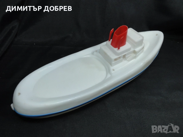 СТАРА РЕТРО СОЦ НРБ ПЛАСТМАСОВА ИГРАЧКА КОРАБ, снимка 4 - Колекции - 52387793