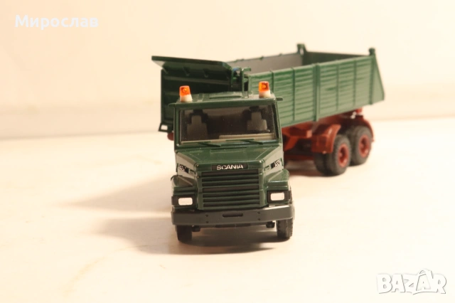 HERPA H0 1/87 SCANIA САМОСВАЛ ГОНДОЛА КАМИОН МОДЕЛ, снимка 4 - Колекции - 54031417