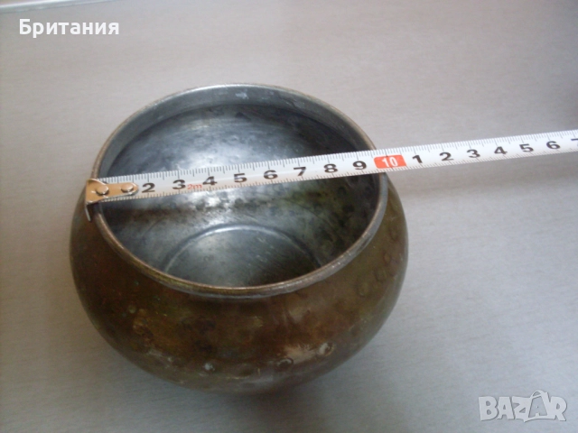 Медно "бакърено" гарненце., снимка 5 - Антикварни и старинни предмети - 52939243