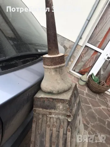 МЕХ МЯХ КОВАШКИ ДУХАЛО АВТЕНТИЧЕН ОГРОМЕН ДЪРВО КОЖА МЕТАЛ, снимка 7 - Други ценни предмети - 49460212