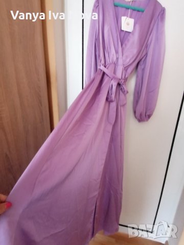 Insta girl дълга лилава рокля, снимка 4 - Рокли - 42310861