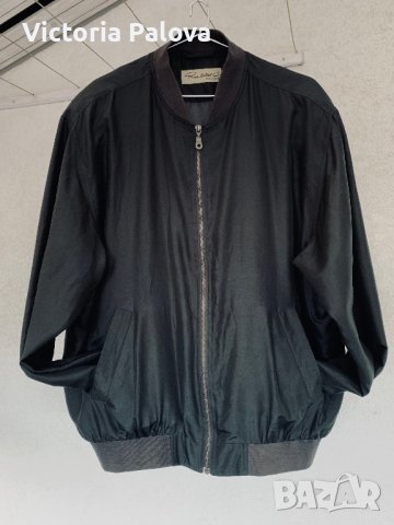 Модерно яке  бомбър коприна,тъмнозелен, снимка 4 - Якета - 40314980