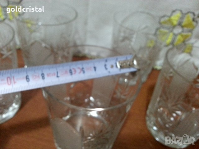 Кристални чаши за вода , снимка 6 - Антикварни и старинни предмети - 44231246