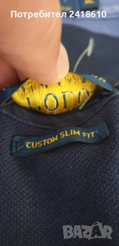 POLO Ralph Lauren Pique Cotton Slim Fit Mens Size XL ОРИГИНАЛ! 2бр. Мъжки Тениски!, снимка 17 - Тениски - 50966974