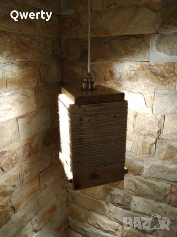 Висяща лампа, "пендел", ръчна изработка, снимка 3 - Лампи за таван - 31122791