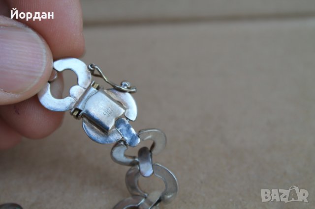 Сребърна гривна , снимка 6 - Гривни - 40566505