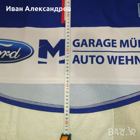 Хокейна блуза на швейцарския EHC Kloten, снимка 8 - Зимни спортове - 55743892