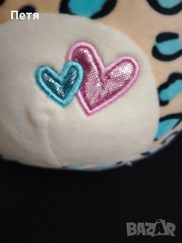 Squishmallowas, KellyToy, Liv the Teal Dot Leopard, снимка 5 - Плюшени играчки - 52128336