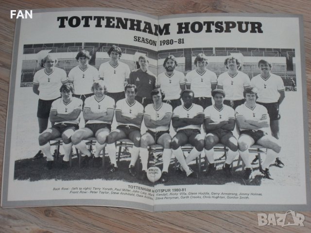 Кристъл Палас 1980 Куинс Парк Рейнджърс 1969 - Тотнъм Хотспър оригинални английски футболни програми, снимка 3 - Други ценни предмети - 18351712