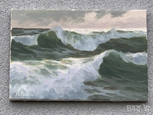 Картина Бурно море от Анатолий Панагонов 