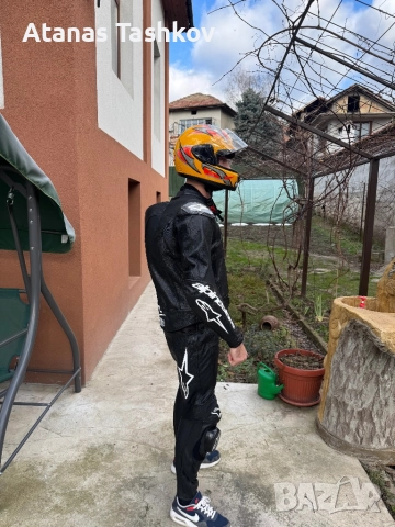 Alpinestars EU54 кожен екип от 2 части, снимка 3 - Спортни дрехи, екипи - 52821183