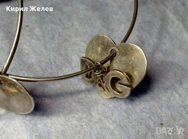 D&G Стилни СРЕБЪРНИ ОБЕЦИ със СЪРЧИЦА СРЕБРО 925 БУТИКОВ АРТ МОДЕЛ ДОЛЧЕ и ГАБАНА 49616, снимка 9 - Обеци - 49379301