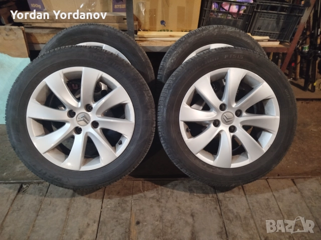 Продавам оригинални джанти за "Citroen C4 Picasso" и летни гуми. , снимка 2 - Гуми и джанти - 52667862
