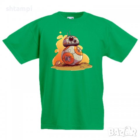Детска тениска Star Wars BB-8 Star Wars,Игра,Изненада,Подарък,, снимка 4 - Детски Блузи и туники - 36658453