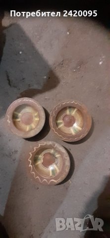 стари керамични чинии-15 лв, снимка 1