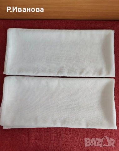 Две нови идеални бели пердета/завеси, снимка 2 - Пердета и завеси - 53026006