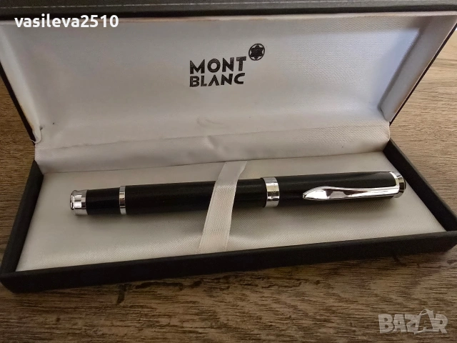 Mont Blanc нова оригинална писалка химикалка с кутия , снимка 2 - Други - 53893104