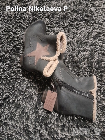 боти от естествена кожа , снимка 2 - Дамски боти - 52344486