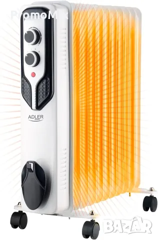  Маслен радиатор Adler AD7817 2500W 11 ребра електрически отоплител печка