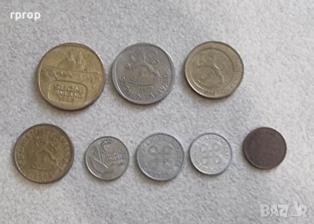 Монети. Финландия. Финланско пени и марка. 8 бройки., снимка 9 - Нумизматика и бонистика - 42361475