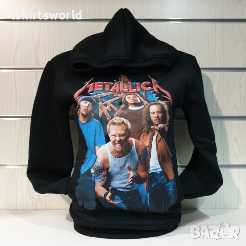 Нов дамски суичър с трансферен печат на музикалната група METALLICA, снимка 3 - Суичъри - 37007241