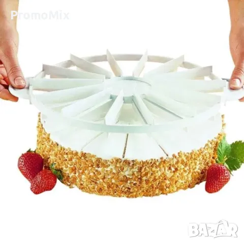 Разделител за торта Fackelmann 43914 Cake cooler 32см Двустранната поставка Поднос рязане на торта, снимка 4 - Форми - 49529232
