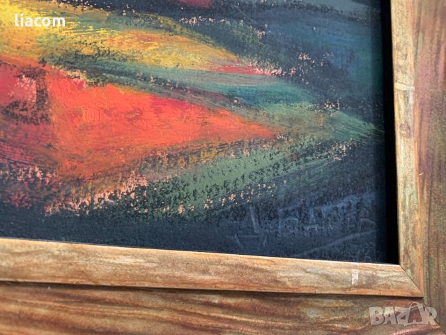 ДИМИТЪР БАТОЕВ масло/платно рядко намиран в България, снимка 4 - Картини - 33699711