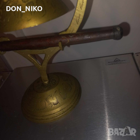 Месингова Камбанка-Гонг, снимка 6 - Антикварни и старинни предмети - 44692813