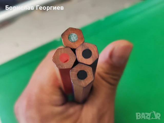 Стари нови цветни моливи Johann Faber goldfaber, снимка 5 - Колекции - 50903513