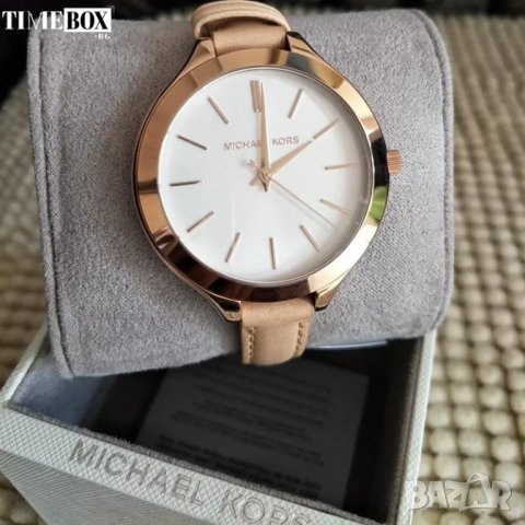 Michael Kors MK2284 Slim Runway. Нов дамски часовник, снимка 3 - Дамски - 38820542