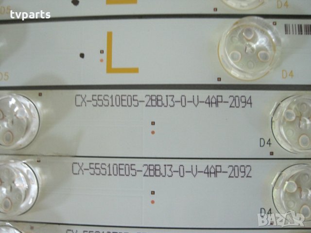 LED подсветка 55" Panasonic 550TV01 V4 CX-55S10E06-2BBF3-0-V-4AG 550TV02 V4 CX-55S10E05-2BBF3-0-V-4A, снимка 3 - Части и Платки - 29758345
