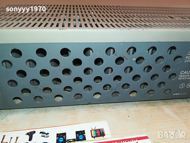 AIWA AMPLIFIER 2X50W-MADE IN JAPAN 1810221355, снимка 13 - Ресийвъри, усилватели, смесителни пултове - 38369673