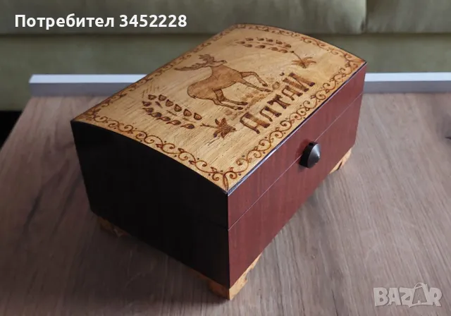 кутия дървена за колекционери отлична , снимка 4 - Антикварни и старинни предмети - 48451042