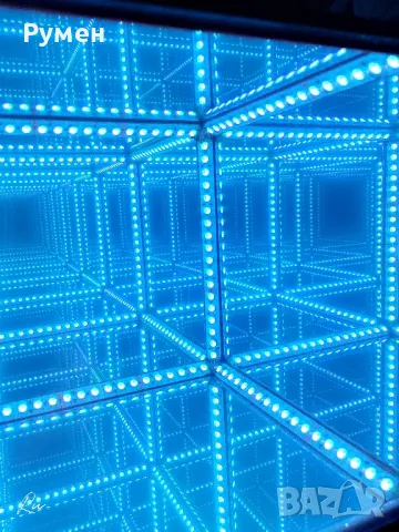 Нощна лампа лед infinity cube , снимка 2 - Лед осветление - 49184233