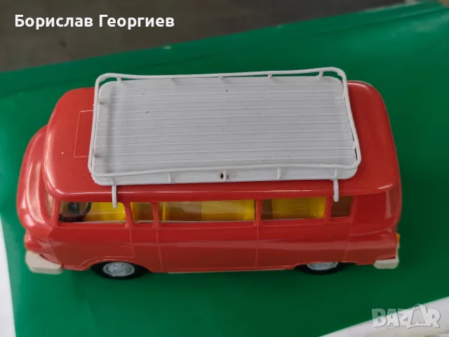Стара пластмасова играчка ГДР Barkas B1000, снимка 6 - Колекции - 56495719